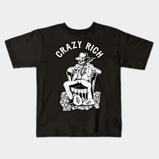 Skull crazy rich Kids T-Shirt